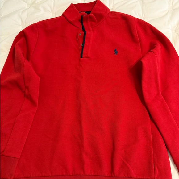 Polo Ralph Lauren Brushed Fleece Mockneck Pullover size L - Picture 2 of 5